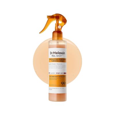 Dr. Melaxin Peel Shot Exfoliating Kojic Acid Turmeric Spray (200ml) — Exfoliator & peel for dryness & dehydration | DAZRO UAE